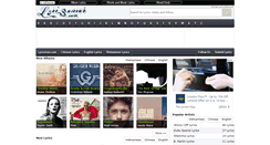 Desktop Screenshot of lyricenter.com